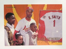 1997 Fleer Skybox Baseball Golden Memories Ozzie Smith Card # 10 Of 10 NM-MINT!!