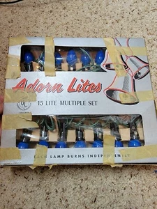 Vintage Noma Adorn Lites 15 Lite Outdoor Multiple Set, Weather Proof C9 - Picture 1 of 6