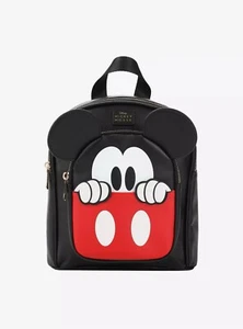 Disney Mickey Mouse Peeking Mini Backpack New - Picture 1 of 5