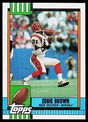 Eddie Brown, 1990 Topps, #272, Cincinnati Bengals, - Image 1 of 2