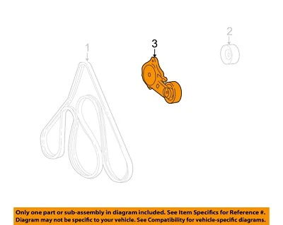 FORD OEM 00-11 Crown Victoria Cooling Belts Pulleys-Belt Tensioner 2W7Z6B209AA - Image 1 of 2