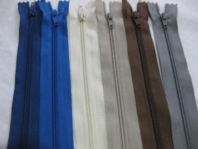 Reißverschluss nicht teilbar Kunststoff  18 cm für Röcke,Kleider, Hosen - Bild 1 von 2