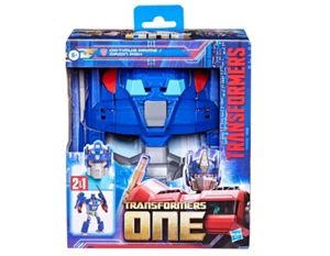 FIGURA Y MÁSCARA TRANSFORMERS ONE OPTIMUS PRIME/ORION PAX 2 EN 1 CON JUGUETE EXTRA - Imagen 1 de 5