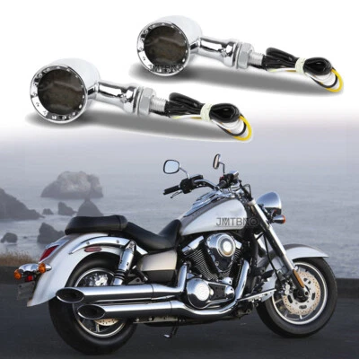 For Kawasaki Vulcan VN 800 900 1500 1600 1700 Motorcycle LED Turn Signals Lights - Image 1 of 4