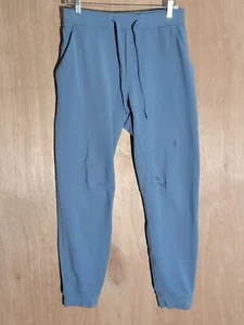 lululemon jogger pull on womens size L tapered high rise drawstring blue - Picture 1 of 12
