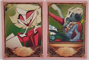 Katie Killjoy & Tom Hazbin Hotel Trading Card PINK FOIL 2nd ed 24/50 Vivzipop - Picture 1 of 4