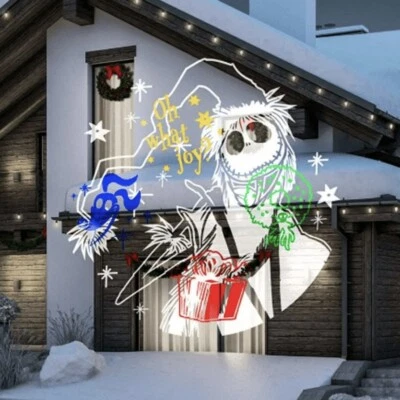Proyector estático Jack Skellington Pesadilla antes de Navidad LED Whirl-A-Motion Foto 1 de 4