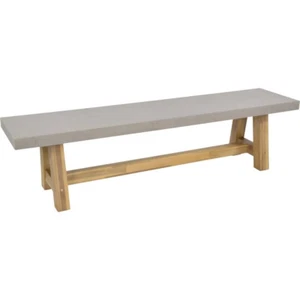 Bank Sitzbank Gartenbank JUDY Betonoptik Holz 180cm - Bild 1 von 2