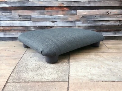 Low footstool 3 inches under desk home office footrest cream charcoal grey pink - Image 1 of 4