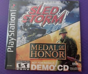 Medal of Honor + Sled Storm Demo Disc Sony Playstation 1 PS1 sehr guter Zustand + BRANDNEU - Bild 1 von 2