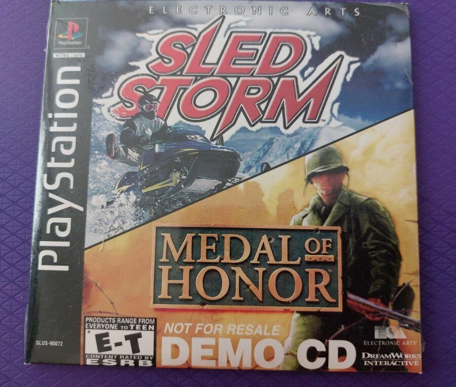 Disco de demostración Medal of Honor + Sled Storm Sony Playstation 1 PS1 EN MUY BUEN ESTADO+ NUEVO Foto 1 de 2
