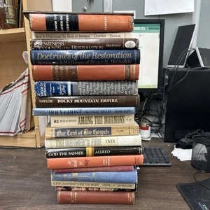 Lot 18 LDS Mormon Books Vintage Latter-Day Saints Benson McConkie Backman LDS - Picture 1 of 13