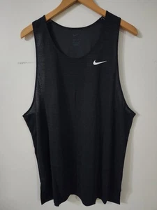 Canotta Nike Dry DRI-FIT Running Singlet Taglia Large Uomo Nuova con etichette - Foto 1 di 2