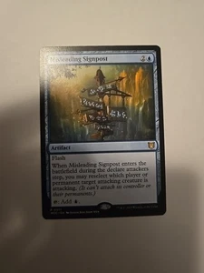 Misleading Signpost Commander: Wilds of Eldraine Regular - Picture 1 of 6