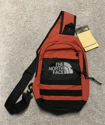 Northface Sling Bag Crossbody Shoulder Backpack Red Black Unisex NWT - Image 1 of 4