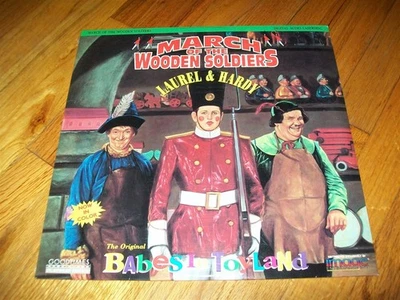 MARCH OF THE WOODEN SOLDIERS Laserdisc LD BRAND NEW SEALED LAUREL & HARDY AND Foto 1 de 2