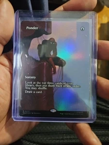 Ponder (Borderless) (Foil) 0013 (M) MTG Marvel's Spider-Man Eternal-Legal (MAR) - Picture 1 of 1