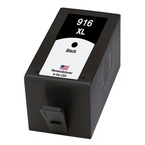 Compatible Ink Cartridge For HP 916XL Black-USA - Picture 1 of 2