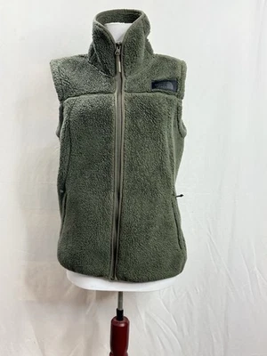 Chaleco de felpa polar Campshire verde talla M The North Face bolsillos de seguridad para mujer Foto 1 de 4
