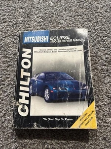 Mitsubishi Eclipse 1990-1998 Chilton 50400 Service Guide Book Repair Manual - Picture 1 of 3