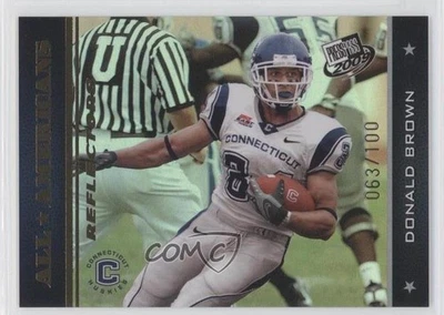 2009 Press Pass Gold Reflectors /100 Donald Brown #78 Rookie RC - Image 1 of 2
