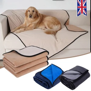 Dog Blanket Waterproof Puppy Blanket Liquid Proof Pet Throw Bed Sofa from Spills - Picture 1 of 21