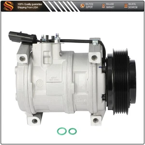 A/C Compressor with Clutch For 2005-2006 Jeep Liberty 2.8L 11324C - Picture 1 of 11
