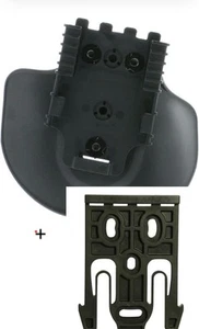 New Safariland 568BL Injection Molded Paddle with QLS 22 And QLS 19 - Picture 1 of 5
