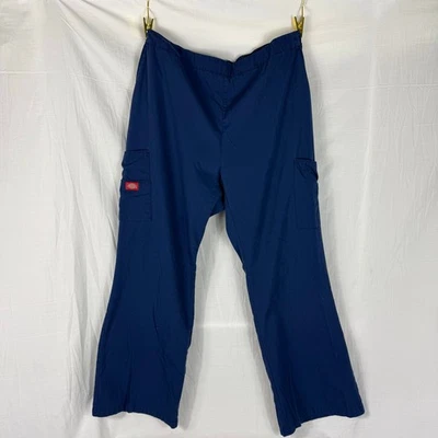 Pantalones Médicos Dickies Unisex Grandes Azul Oscuro Bolsillos Enfermería Médica Foto 1 de 4