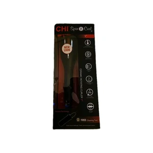 CHI  Spin N Curl Curling Iron/Wand - Black Open Box - Picture 1 of 5