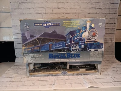 Bachmann Royal Blue Big Hauler “G” Scale Train Set 90016 W/ Box - Image 1 of 4
