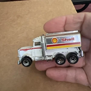 Vintage 1981 Matchbox Peterbilt Shell Oil Gas Tanker Truck Diecast Vehicle Toy - Picture 1 of 13