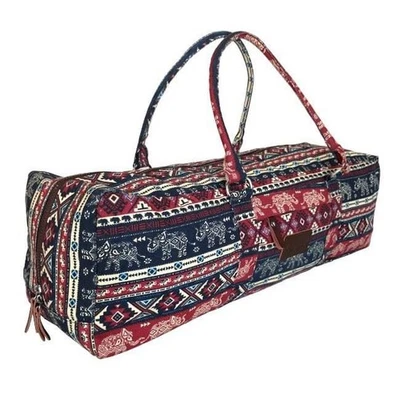 Kindfolk Patterned Yoga Duffel Bag with Pocket and Zipper, Karma - Image 1 of 2