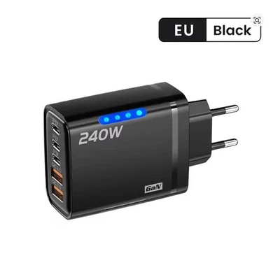 Caricatore USB-C PD 5P 240W Quick Charge 3.0 - Imagen 1 de 4