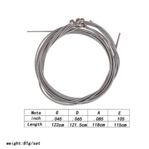 4 Stück Saiten Roundwound Basssaiten Basssaiten Set für E-Bassgitarre - Bild 1 von 9