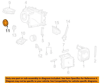 Calentador de aire acondicionado Ford OEM 95-23 E-150 Club Wagon F5TZ18N260A Foto 1 de 2