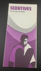 Sedatives 1970 Drug Abuse Brochure Art work Public Health BL - Picture 1 of 7