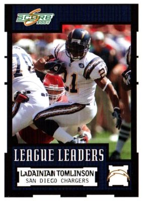 LaDainian Tomlinson - Donruss - Chargers, 2004 - #355, League Leaders - Image 1 of 4