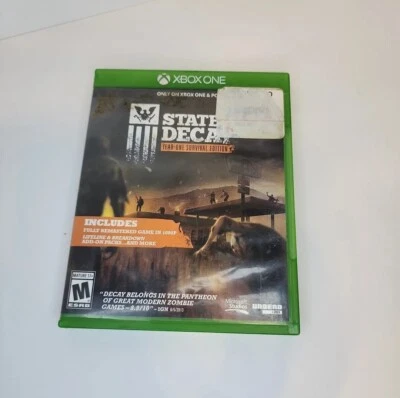 State of Decay Year-One Survival Edition (Microsoft Xbox, Tested WorkIng, CIB) - Image 1 of 4
