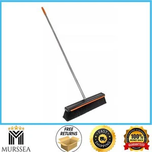 18 In. Interchangeable Push Broom with Squeegee Blade Head - Picture 1 of 12