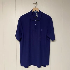 NWT Men's POLO by Ralph Lauren Polo, Short Sleeve, "Rich Blue", Large. - Picture 1 of 7