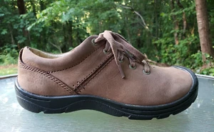 Women's Keen Brown Leather Casual Oxford Walking Shoes Size 6 / 36 - Picture 1 of 11