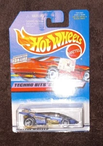 Hot Wheels Shadow Jet #691 Dark Blue 1997 Techno Bits Series MOC - Picture 1 of 1