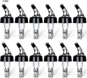 Automatic Measured Bottle Pourer - 1.5Oz/45Ml Quick Shot Spirit Measure Pourer D - Picture 1 of 12