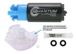 QUANTUM 340LPH Compact 65mm Fuel Pump & Install Kit Fit: Subaru WRX STI 2008-14 - Picture 1 of 4