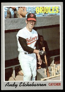 1970 Topps #213 Andy Etchebarren VGEX-B111R4
