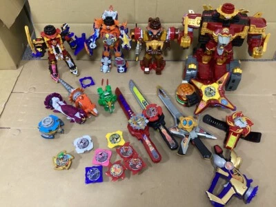 Power Rangers Ninja Steel Ninninger DX Lion Hao Shurikenjin Gekiatsu Daioh set - Image 1 of 4
