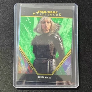 ๐๏ธ2024 TOPPS STAR WARS MASTERWORK GREEN /99 SHIN HATI - Picture 1 of 1