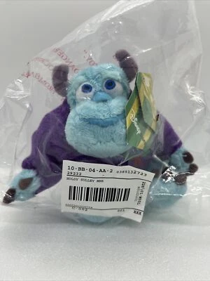 DISNEY Store Monsters Inc Plush Holiday Sulley Purple Sweater 6” Sealed In Bag - Image 1 of 4