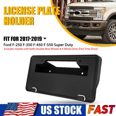 Front License Plate Bracket For 2017-19 Ford F-250 F-350 F-450 F-550 Super Duty — 第 1/4 张图片